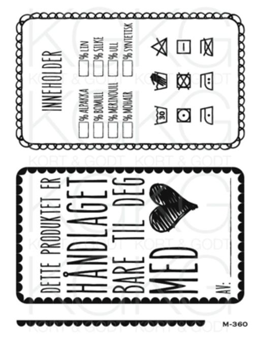 Hovedbilde Stempel M-360 håndlaget
