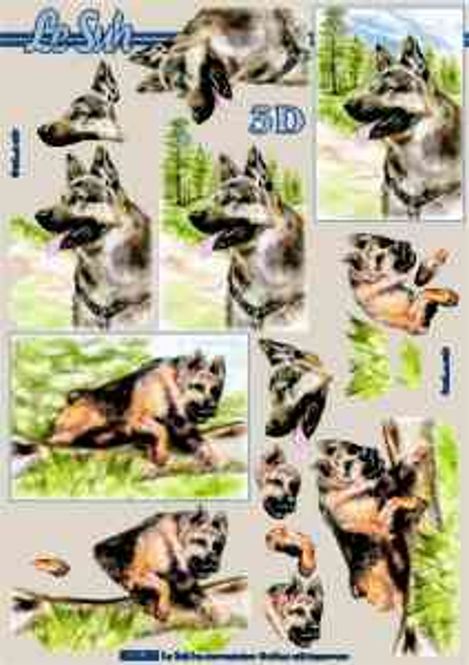 Hovedbilde 3D ark - Schaferhund