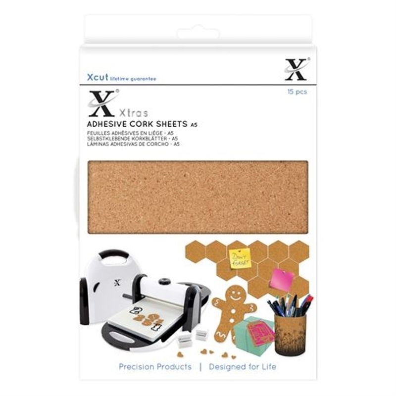 Xtra A5 Adhesive Cork Sheets 15pcs 