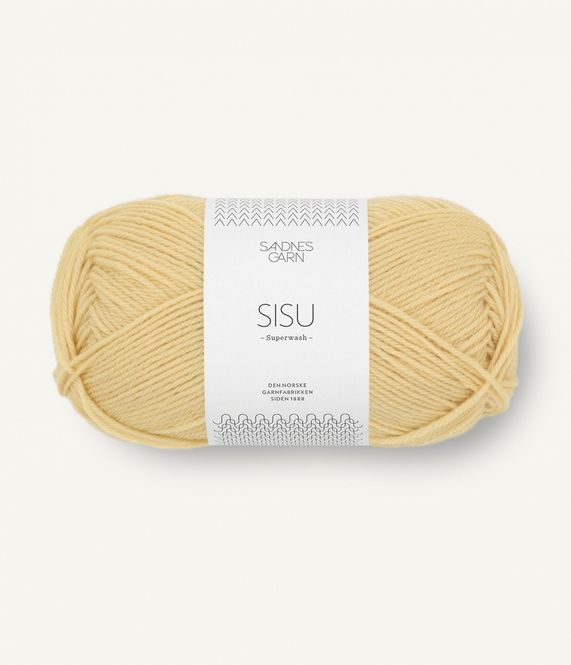 Hovedbilde Sandnesgarn Sisu 2122 GUL ...