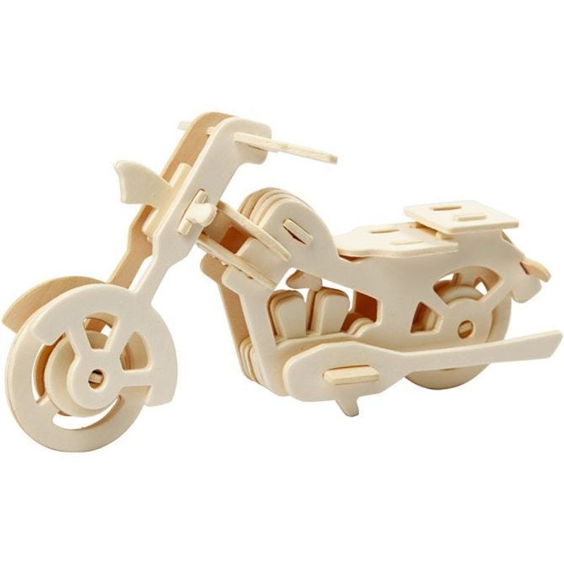 3D Puzzle,19x9x9 cm Motorsykkel