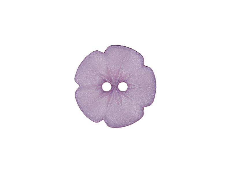 Knapp 2-hulls Blomster 11mm  Syrin