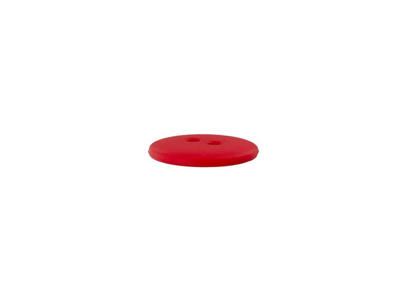 Knapp 28450 2-hull 12mm 481 Rød