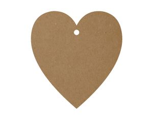 Hovedbilde Staz Tags Hjerte 72x77mm ...