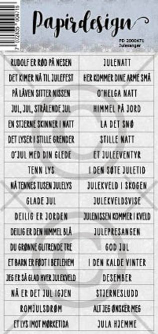 Hovedbilde Papirdesign - Julesang