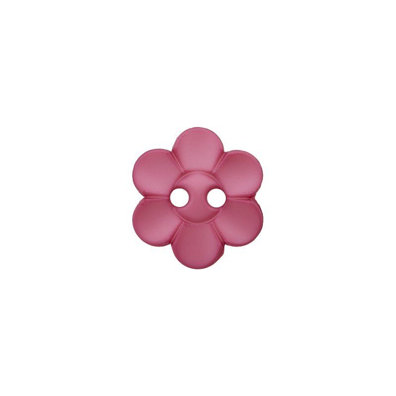Knapp 454180  2-hulls BLOMST 12mm  56 Gammelrosa